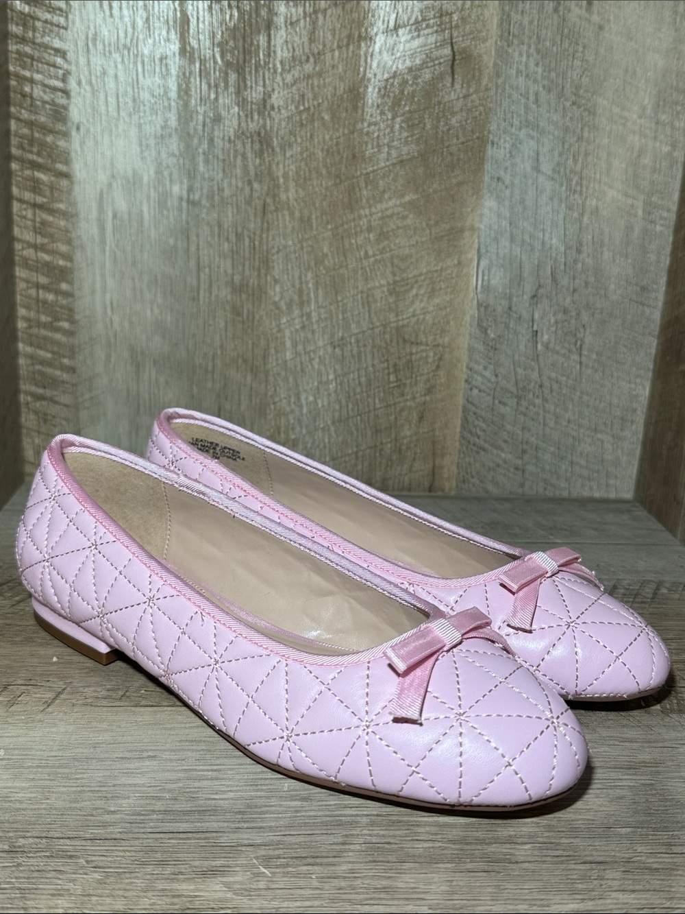 Talbots Quilted Ballet Flats Madison Nappa